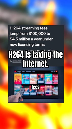 H264 is taxing the internet.. #h264 #h265 #pcgaming #techdrama #technews #techculture