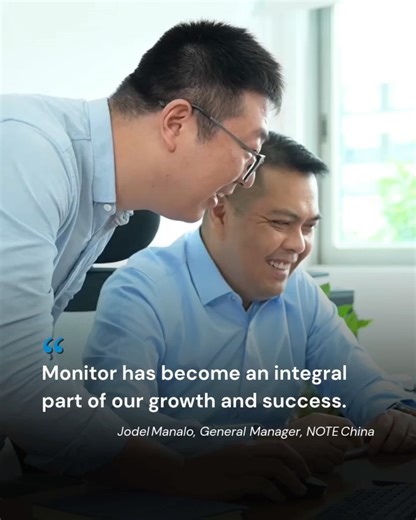 Monitor ERP Asia on Instagram: "💬 “Monitor has become an integral part of our growth and success.” — Jodel Manalo, General Manager at NOTE China ℹ️ As part of the Sweden-headquartered NOTE Group, a leading international Electronic Manufacturing Services (EMS) provider, the group operates 12 production sites and employs around 1,400 people, delivering end-to-end manufacturing services—from prototype development through to mass production and full assembly. From G4 to G5, Monitor ERP has evolved 
