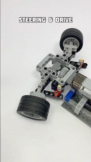I Built a LEGO Technic Steering & Drive Mechanism #legotechnic #engineering #howitworks #stem