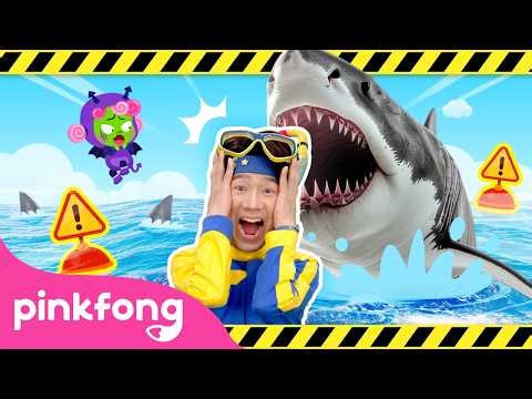 Water Safety Song | Run Away from Sharks | Super Safeguard Sammy | Pinkfong Official