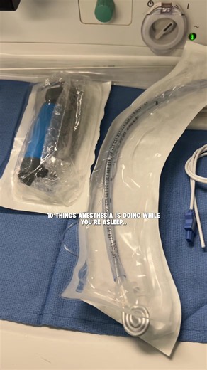 10 THINGS THAT ANESTHESIA DOES WHILE YOU’RE ASLEEP FOR SURGERY.. 1. Keep you safe & comfortable 2. Manage anesthetic depth to keep you asleep/unaware 3. Monitor your vitals with every beat of your heart 4. Monitor your breathing with every breath 5. Monitor body temp 6. Protect your eyes 7. Manage fluid & blood loss 8. Protect your nerves & pressure points 9. Monitor progression of surgery & communicate w/ surgeon 10. Give pain & anti nausea meds #crna #anesthesia #surgery #nursing #scrubs