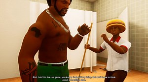 CJ's muscle body is so messed up in the definitive edition.