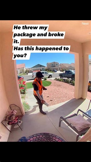 6.8K views · 18 reactions | Delivery driver threw my package and broke it #delivery #driver #Package | Chris And Jasmin | Facebook