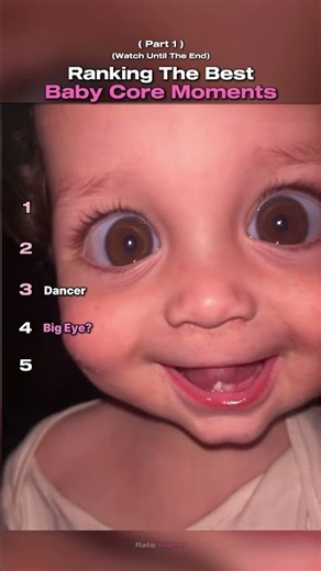 Ranking The Best Baby Core Moments! 👶 #shorts #babycore #funnybabies