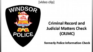Criminal Record and Judicial Matters Check (CRJMC)