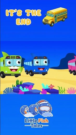 Baby Bus Shark Doo Doo | Part 9 | Little Fish Tales | #babyshark