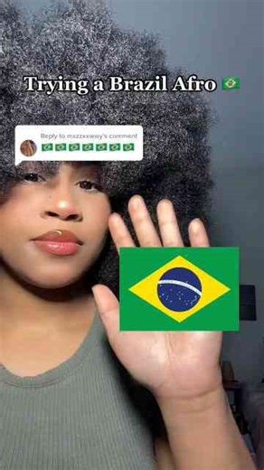 Trying a Brazil-Inspired Afro Look