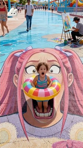 Never walk on 3D street art! 😳5| Kpop Demon Hunters