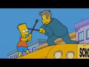 Bart Vs Skinner In Duel Of The Shrimp And Peanuts - The Simpsons