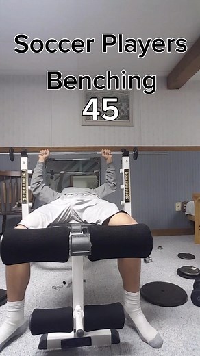 Soccer Players Benching #soccer #sports #gym #benching #foru #foryoupage #fyp