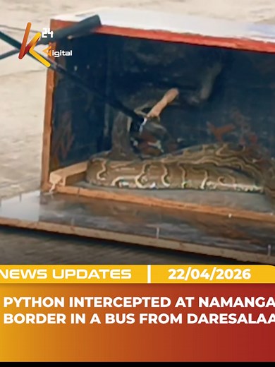 Python Seized at Namanga Border in Daresalaam Bus