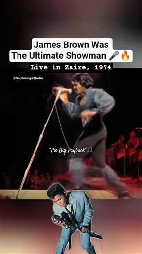 James Brown Was the Ultimate Showman! 🔥| "The Payback" Live in Zaire, 1974