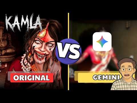 Can Google Gemini AI Really Create a Kamla Horror Game? (Shocking Results!) 😱 #gemini #kamla