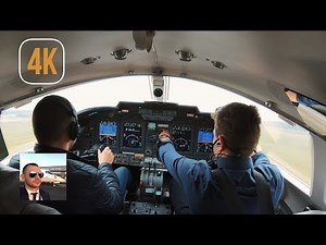 4K Learjet 60XR TEST FLIGHT and LOW PASS