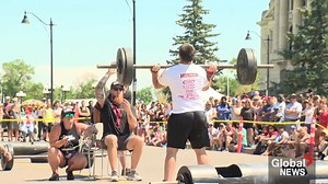 Canada’s Strongest Man competition held during Regina’s Canada Day celebration