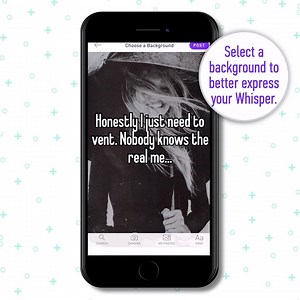 Creating a Whisper is simple, and it's a great first step to connecting with others. Download the free Whisper app today on iOS and Android! https://whisper.onelink.me/YBZT/82186e72 | Whisper