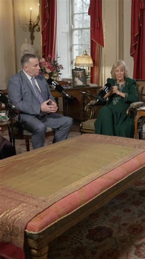 The Royal Family on Instagram: "This morning’s @bbctodayprogramme featured The Queen in conversation with father and daughter John and Amy Hunt, Baroness May and presenter Emma Barnett. John - a BBC racing commentator - lost his wife Carol and daughters Louise and Hannah when they were killed by Louise’s former partner at their family home in July last year. The conversation covered topics including the role of online spaces in the radicalisation of young men, and the importance of early interve