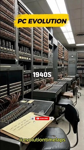 Computer evolution 🤖 #computer #evolution #timelapse