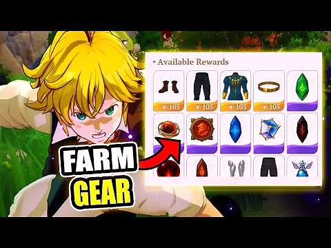 FASTEST Gear Farm Guide + HUGE Power Boost! (Seven Deadly Sins Origin F2P Guide)