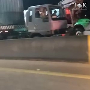 ALERT: M9 motorway, from Karachi to Hyderabad route, submerged due to heavy rainfall. Motorway road closed for traffic. Avoid this route. #KarachiRain | Times of Karachi