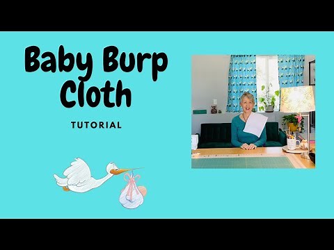 Baby Burp Cloth Tutorial: A Beginner’s Sewing Project