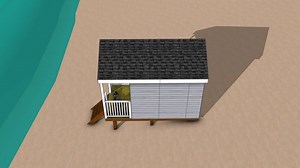 DIY 8x14 Beach Hut With Porch Plans - Garden She Shed Plans - PDF Download - Etsy
