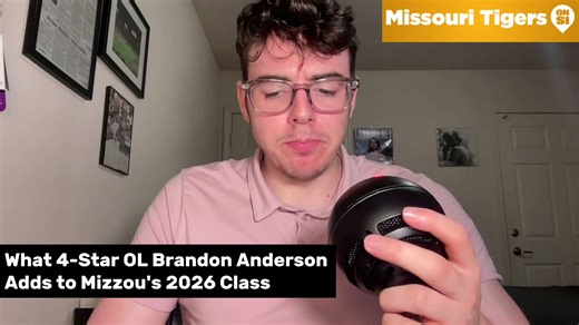 What 4-Star OL Brandon Anderson Adds to Mizzou's 2026 Class