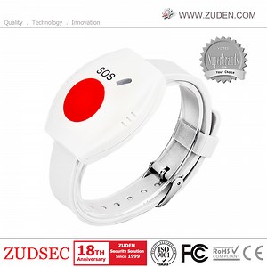 [Hot Item] Waterproof Necklace Wristwatch RF Wireless Sos Panic Emergency Button for Elderly and Kids