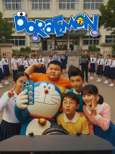 Childhood = restored! 😭 Watching the whole squad take selfies between takes is everything. The animatronic suit and practical set design look so incredibly real. Wait for the chaotic group selfie at the end! 📸 Who do you think looks the most accurate to the original anime? Drop your vote in the comments! 👇 #doraemon #liveactionanime #behindthescenes #animeinreallife #nostalgiacore