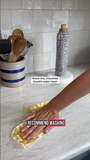 Why Your Brand-New Reusable Paper Towel Isn’t Absorbent Yet (and How to Fix It)