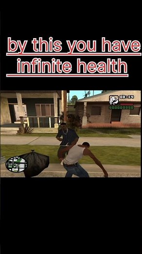 GTA San Andreas Infinite Health Cheat Code 💀🔥#GTASanAndreas #GamingShorts #getridgaming #health