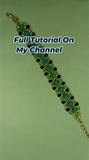 Quick DIY Beaded Bracelet | Easy Crystal Beads Bracelet Tutorial (6mm & 4mm)