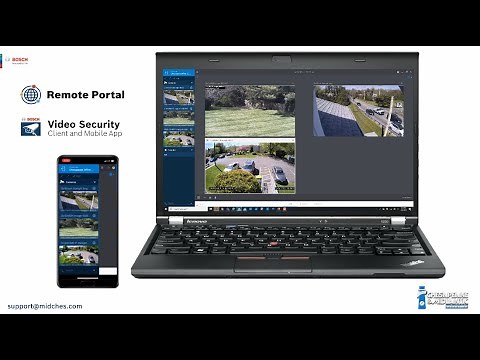 Bosch Remote Portal with Video Security Client and Mobile App Introduction