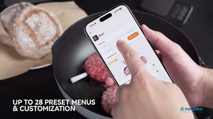 3-Probe Wireless Meat Thermometer with WiFi & Bluetooth, 5-in-1 Sensor for Precision, Rechargeable Smart Meat Thermometer for Cooking BBQ, Grilling and Smoking with Clear LCD Screen