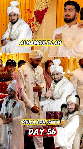 ‎اتیک. Atik‎ on Instagram: "DHULA BAN GAYA OYE 😍 . Allahumma Lakal Hamdu Shukran Walakal Mannu Fa’zlan..❤️ . . . . @atikkk.__ . . . . . . #trendingreels #reels #viral #explore #foryou #fyp #shadi #alhamdulillah"