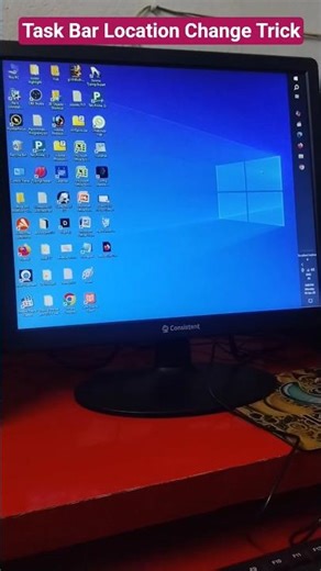 How to change task bar location in computer|| #shorts #trending #computer #windowsword #windows