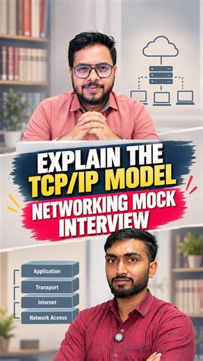 TCP/IP MODEL: Can You AnswerThis? #mock #interview #ccna
