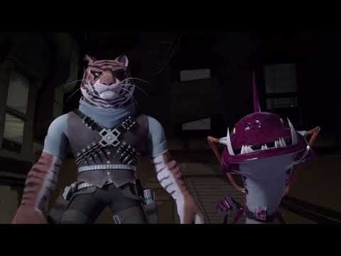 TMNT 2012 - Casey vs Tiger claw Rahzar and Fishface