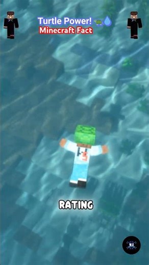 Minecraft Fact – 🐢 Turtle Helmet = Extra Underwater Time! Episode 40! #Minecraft #facts