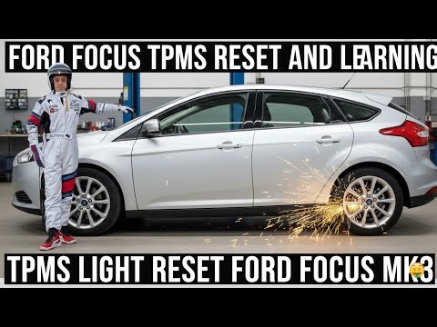 EASY Ford Focus MK3 TPMS Reset Procedure (2012-2018) | Low Tire Pressure Warning Fix