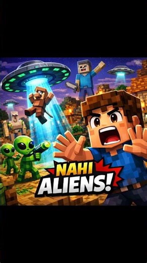 Minecraft But 👽 Aliens Kidnapped My Villager!