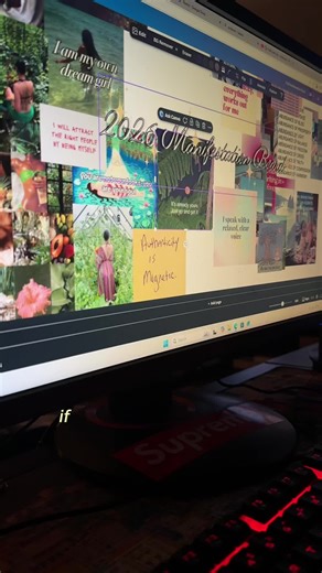 Crear un tablero de visión para este año 2026