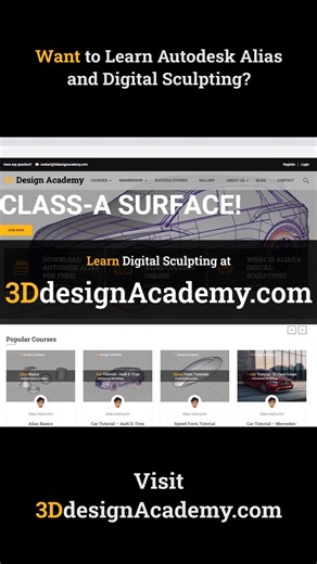 Want to learn how to make the Advanced Wheel in Autodesk Alias? Visit https://www.3ddesignacademy.com/ For previews, subscribe to the 3D Design Academy YouTube channel! https://www.youtube.com/@3DDesignAcademy Did you know that you can download the Learning Edition of Autodesk Alias for free? Go to https://www.autodesk.com/campaigns/alias-learning-edition #alias #aliastutorial #tutorial #tutorials #autodeskalias #autodesk #3dmodeling #CAD #CAS #cardesign #automotivedesign #transportationdesign #
