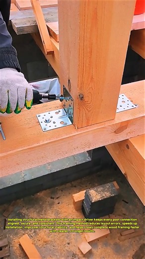 ROOF FRAMING CONNECTION HACK! Fast Metal Bracket Installation That Saves Time
