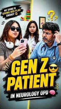 POV: A Gen Z Patient Visits a Neurologist | Why Is My Brain Not Braining? 😂#Shorts | Dr Rohit Gupta