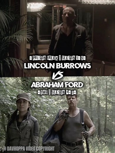 Lincoln Burrows vs Abraham Ford, Shane Walsh vs Gretchen Morgan | #prisonbreak #bvs #thewalkingdead