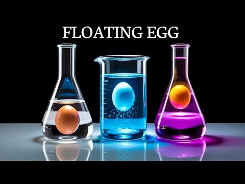 Floating Egg Science Experiment | The Secret of Density & Saltwater #experiment #floating