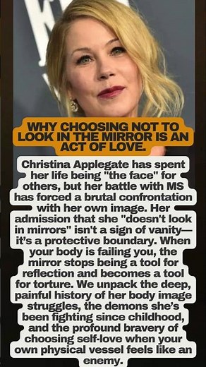 Christina Applegate: Why I Don't Look In Mirrors 🪞 #ChristinaApplegate