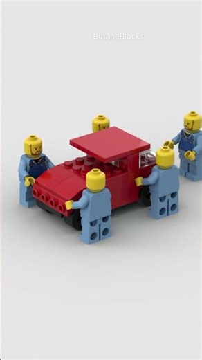 LEGO Red City Car #legomoc #3d #legocreation