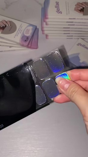 6.9K views · 134 reactions | Gellaes have helped thousands of nail biters and people with brittle nails protect and grow their nails out long and healthy! The sticker goes from soft and flexible to hardened gel. Super easy to apply and remove at home and the best part, it last 2+ weeks with no nail damage! #chromenails #silvernails #gelnailhack #gelnailsticker #uvnails #diygelnails #nailbitinghacks | Gellae | Facebook
